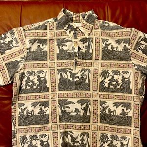 Reyn Spooner Aloha Shirt Size Large Dietrich Varez Collection